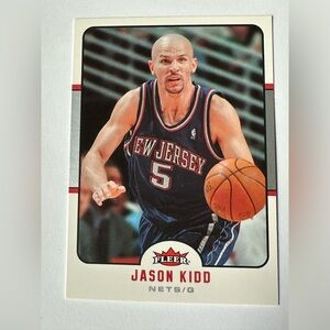 Jason Kidd - New Jersey Nets Fleer Trading Card